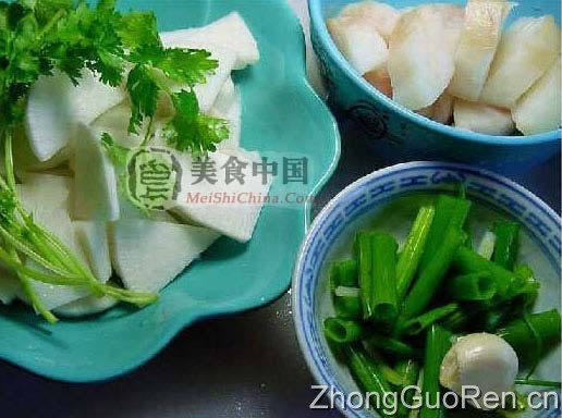 美食中国图片 - 鳕鱼萝卜汤-图解