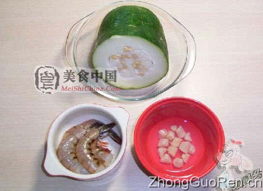 美食中国图片 - 冬瓜虾汤-全程图解