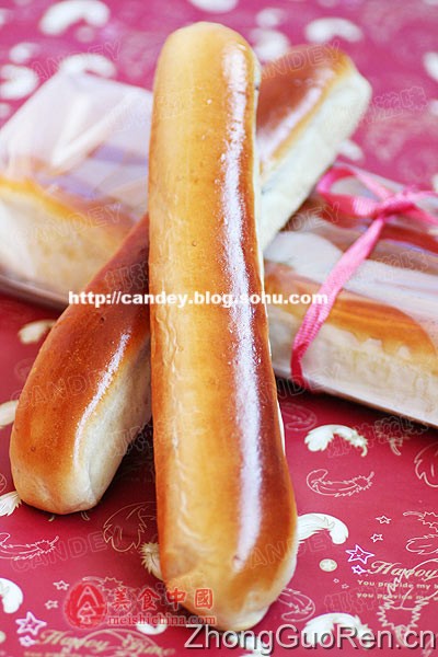 蜜豆燕麦条包-家常面包
