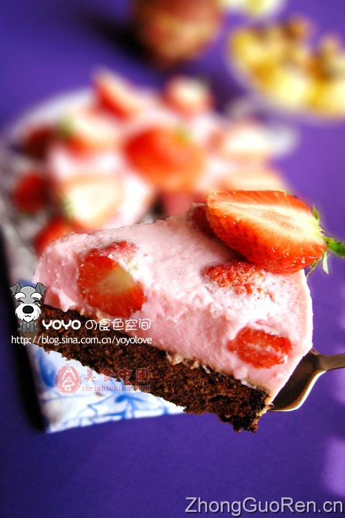 草莓慕司蛋糕的做法