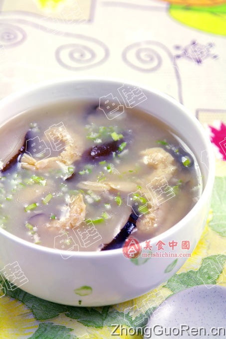 香菇海米粥 