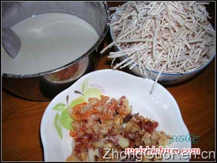 芋丝虾米蒸糕的做法·美食中国图片-meishichina.com