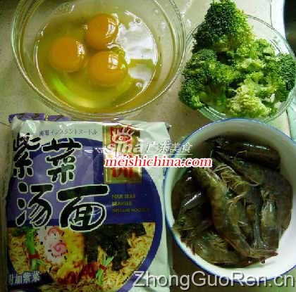 美味鲜虾方便面·美食中国图片-meishichina.com