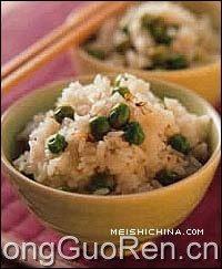 美食中国美食图片·美食厨房·糕点小吃·青豆桂花饭 - meishichina.com