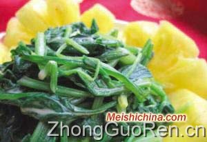 拌菠菜·美食中国图片-meishichina.com