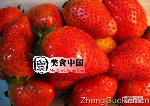 美食中国图片 - 草莓药膳方 冰糖草莓 草莓橘瓣汁 草莓酒 红糖草莓