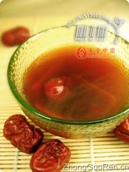 姜汁红枣茶