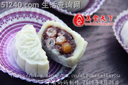 简单易做冰皮月饼