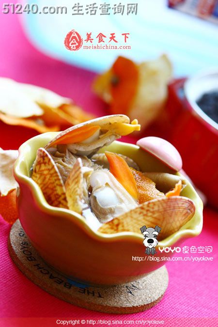 祛热润燥汤-陈皮蘑菇汤