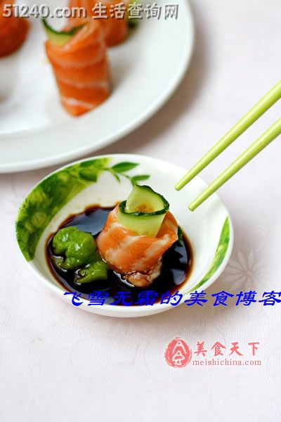 三文鱼刺身：飘洋过海来的鱼最简单的吃法