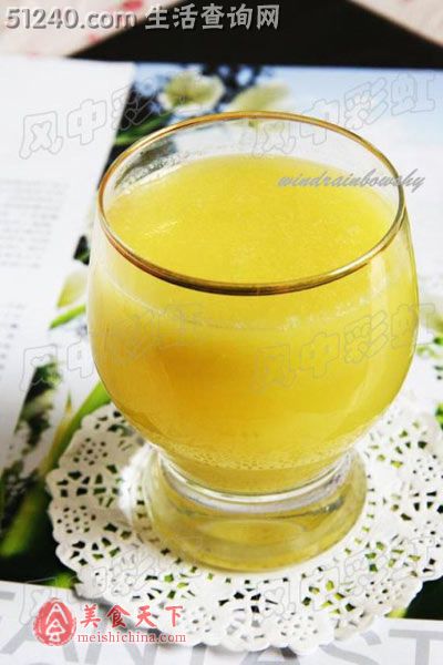 菠萝白菜汁