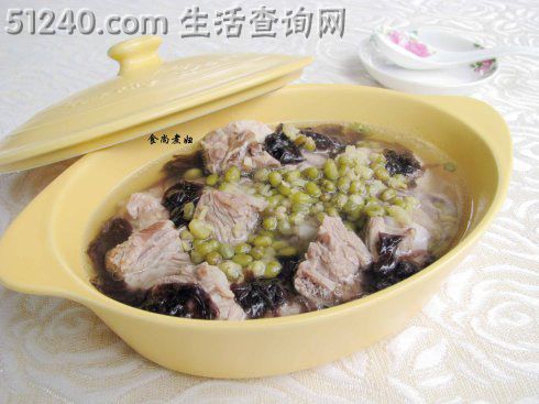 绿豆紫菜排骨汤（顺应自然 吃出健康）
