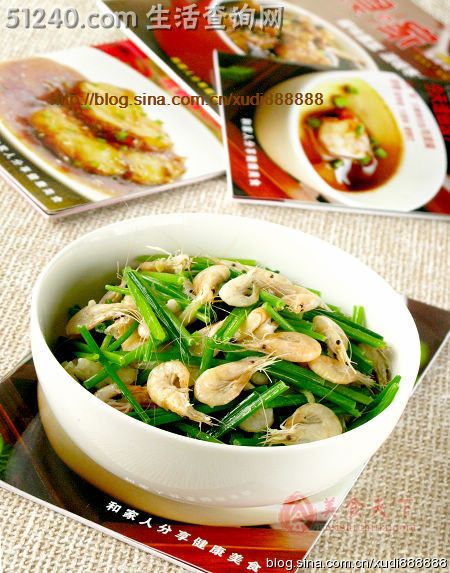 江南水乡的美味--白米虾炒韭菜花
