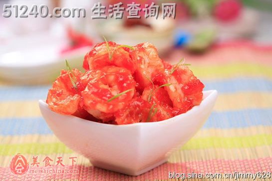 详图支招做道地道的鲁菜里的甜品菜——番茄虾球