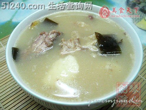 鲜淮山猪骨汤