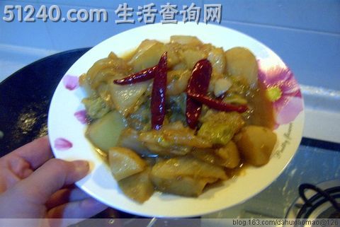 白菜炖豆腐