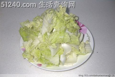 白菜炖豆腐