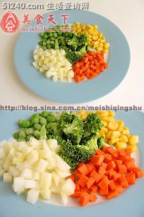 蔬菜玉米麦片粥