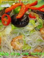 粉丝虾米烩白菜