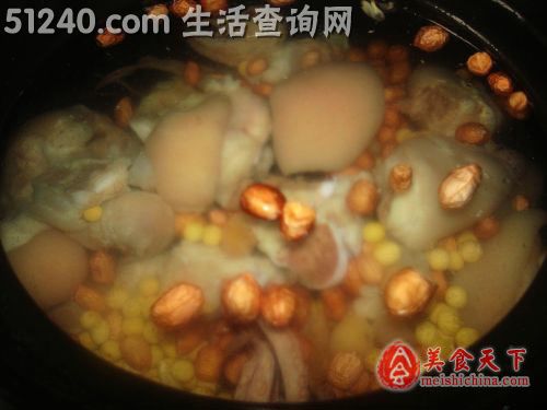 江南帮年夜大菜热身汤品之食疗版：章鱼花生猪蹄汤