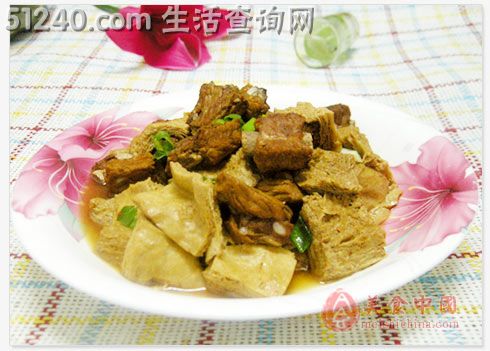 冻豆腐烧排骨