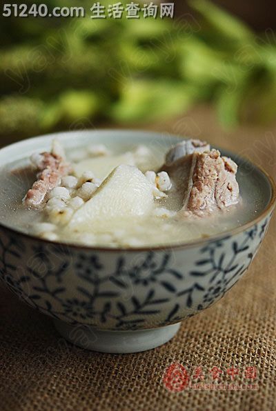 山药薏米排骨汤